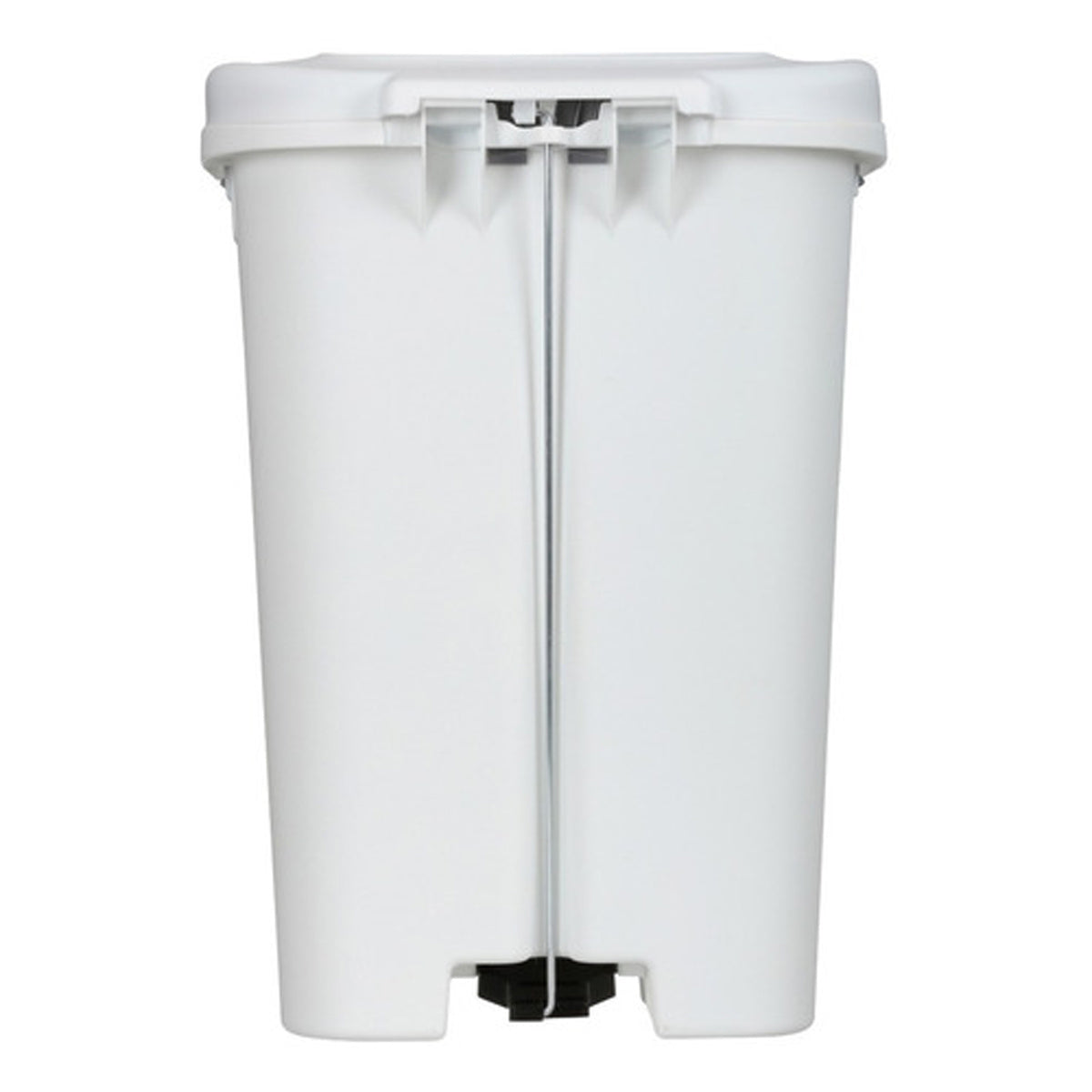 Papelera Blanca de Pedal en Acero Rubbermaid Capacidad 49L