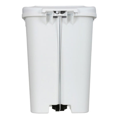 Papelera Blanca de Pedal en Acero Rubbermaid Capacidad 49L