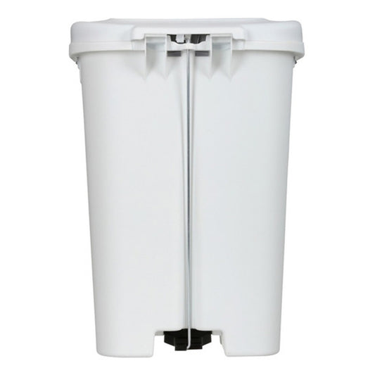 Papelera Blanca de Pedal en Acero Rubbermaid Capacidad 49L