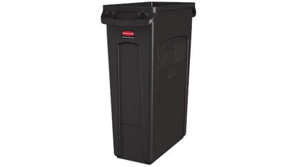 Contenedor Slim Jim canales ventilación Rubbermaid 87.1 lt. variedad de colores