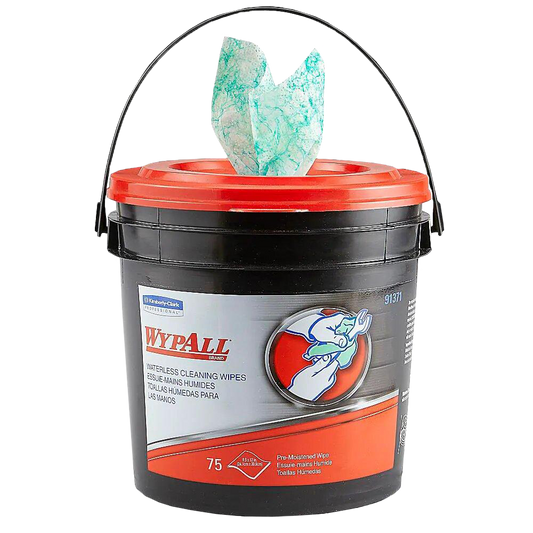 Wypall waterless cleaning wipes Kimlark 6 paq. de 75pz.  c/u