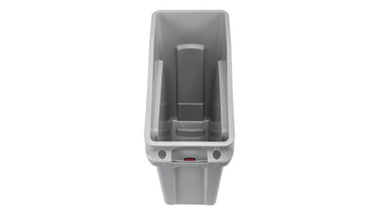 CONTENEDOR BOTE DE BASURA SLIM JIM® BAJO EL ESCRITORIO, 13 GAL
