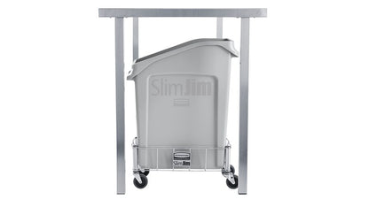 CONTENEDOR BOTE DE BASURA SLIM JIM® BAJO EL ESCRITORIO, 13 GAL
