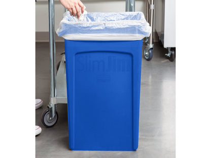 Contenedor Slim Jim canales ventilación Rubbermaid 87.1 lt. variedad de colores