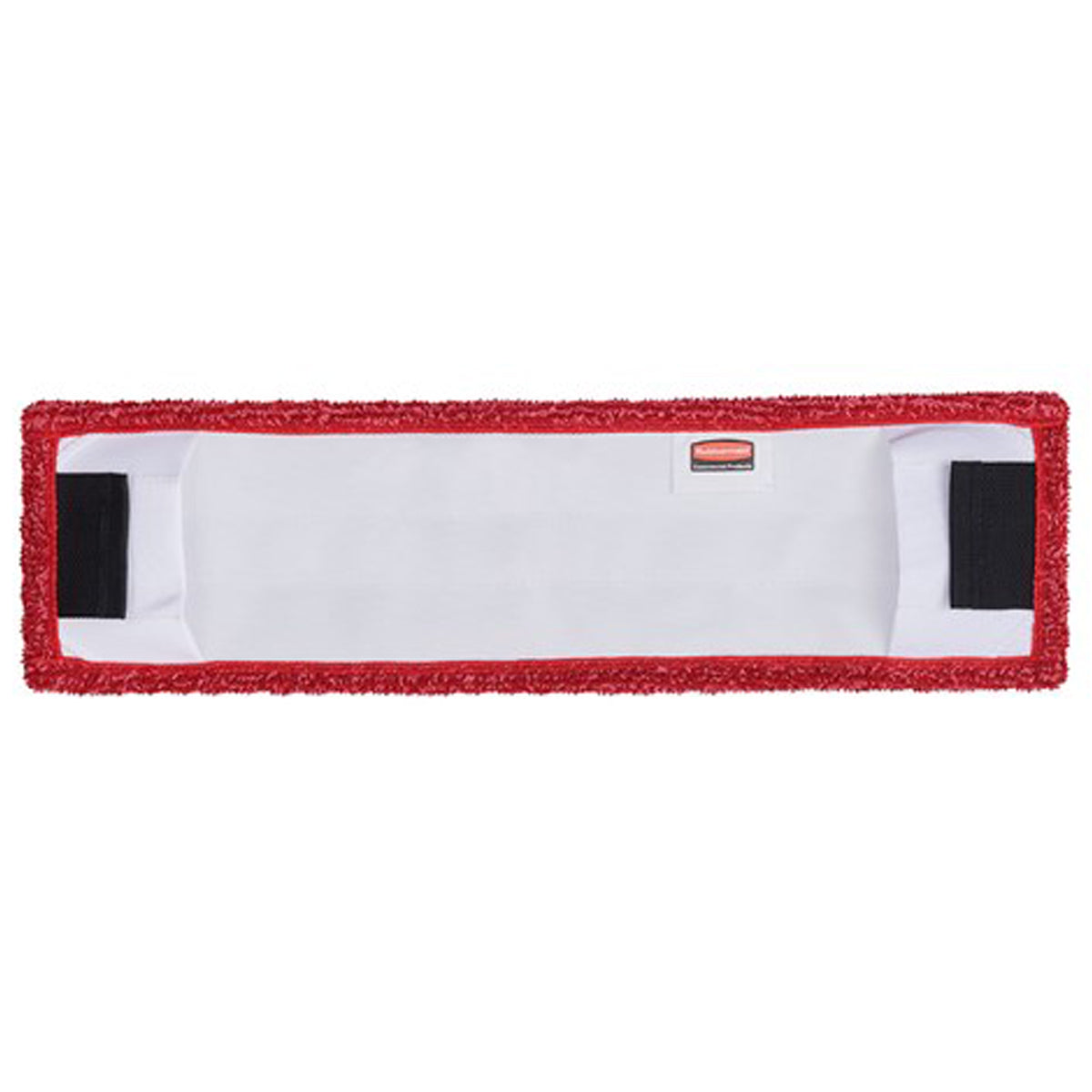 Mop microfibra adaptable Rubbermaid fregona plana, 18 In. roja