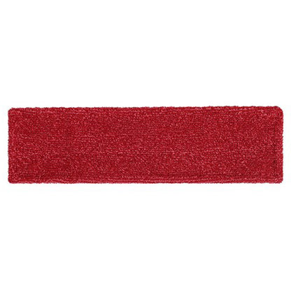 Mop microfibra adaptable Rubbermaid fregona plana, 18 In. roja