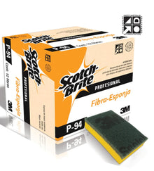 Fibra Esponja Scotch Brite P94 12.0 x 8.0 cm cja 12 pzas 3M