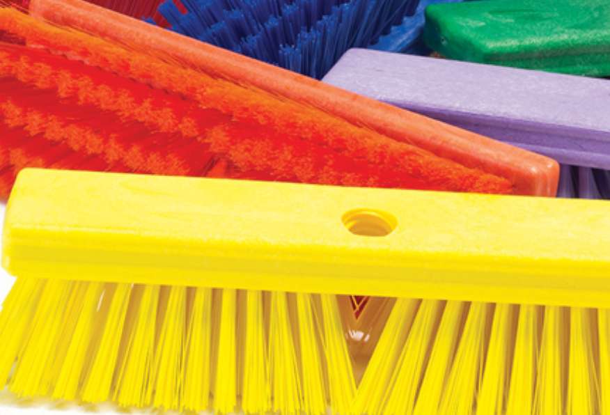 Cepillo en PBT, Deck Scrub, de 10", Castor, variedad de colores
