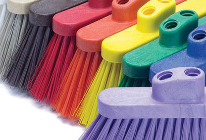 Escoba angular media, en PBT, Castor, variedad de colores