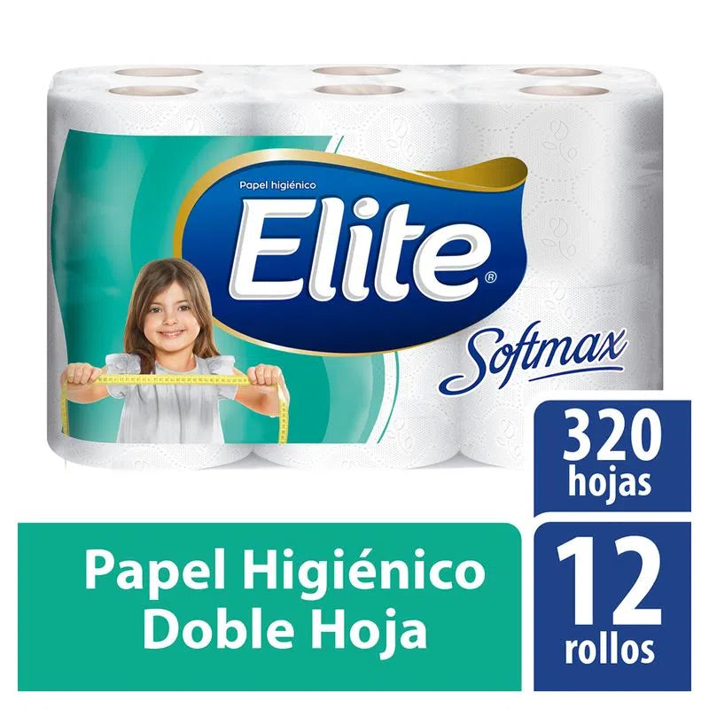 Papel higiénico Elite® soft max 320 HD 27.2 M 4/12