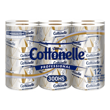 Higienico Tradicional Kleenex Cottonelle 300 hjs 12s Bander x 96