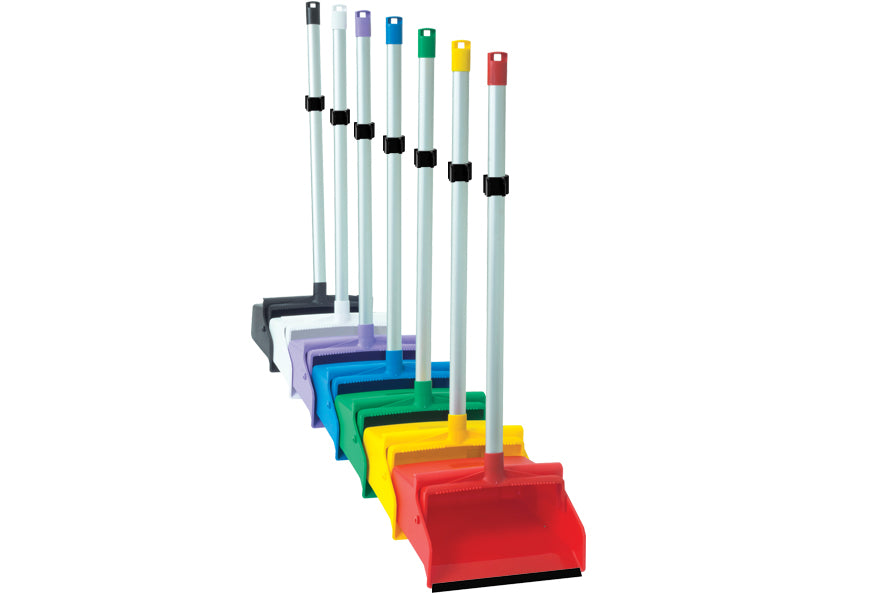 Recogedor de plástico Castor con bastón Dust-Pro variedad de colores