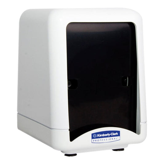 SERVILLETERO BARRA MESA PLASTICO BCO.  12PZ