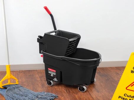 BALDE Y EXPRIMIDOR WAVEBRAKE® EXECUTIVE, PRENSA LATERAL, 35 QT