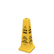 CONO DE SEGURIDAD "CUIDADO PISO MOJADO" VARIOS IDIOMAS, 25"