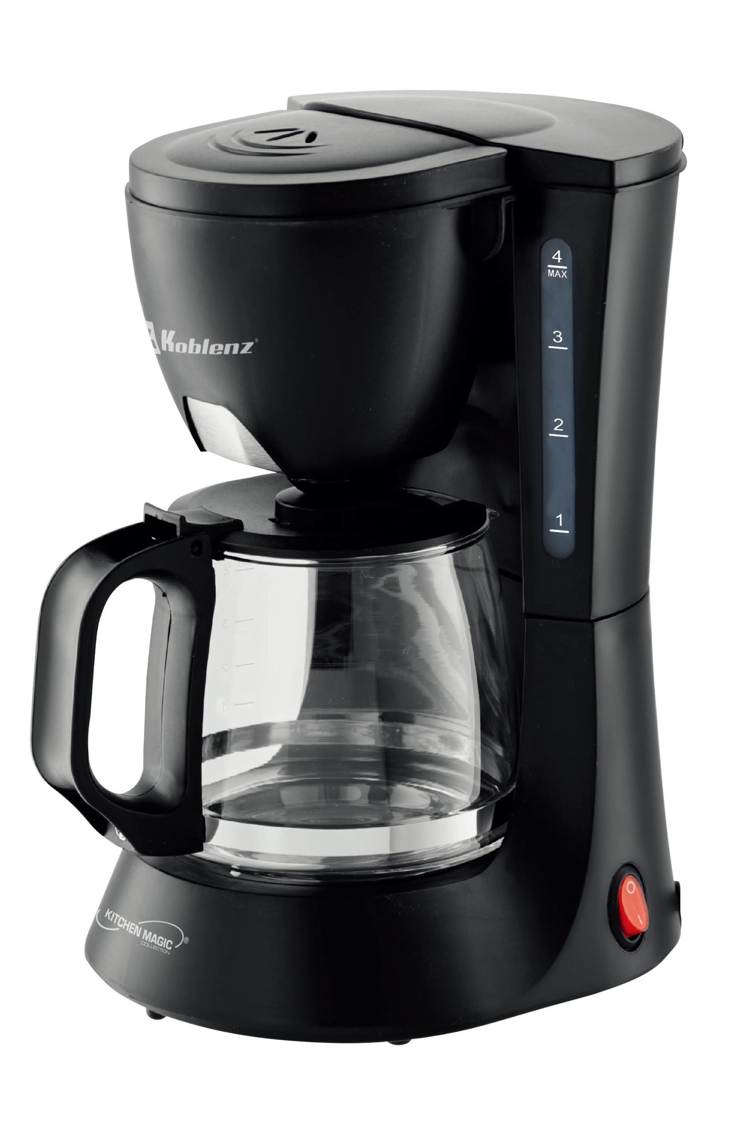 Cafetera 4 Tazas Koblenz® 600 W, Filtro Lavable, No Gotea
