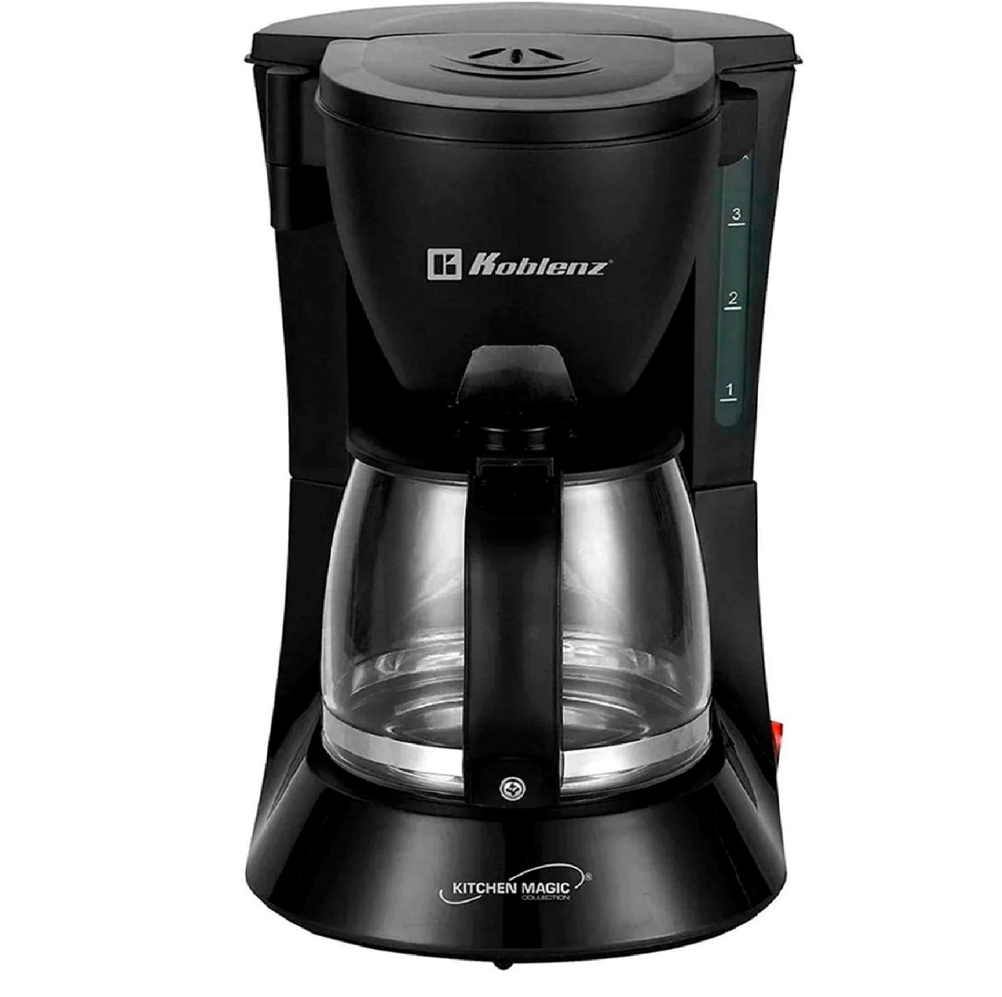 Cafetera 4 Tazas Koblenz® 600 W, Filtro Lavable, No Gotea