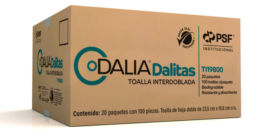 Dalia TI2100 "Dalitas" 20/100 Toalla Interdoblada