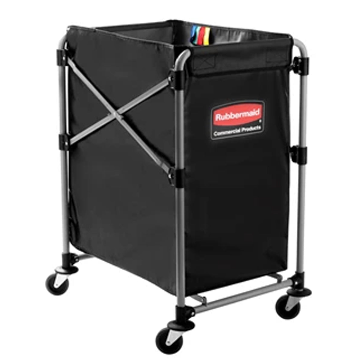 Carro X Pagable Rubbermaid 4 Bushels Color Negro