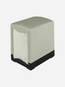 Servilletero Barra Para Mesa Oval P/ 150 Pzs, Gris C/ Negro