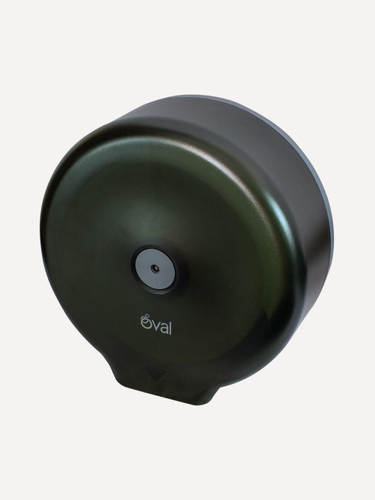Despachador Jumbo De Papel Higiénico Oval Humo C/ Gris