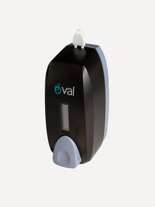 Jabonera Manual Para Espuma Oval 750ml, Negra