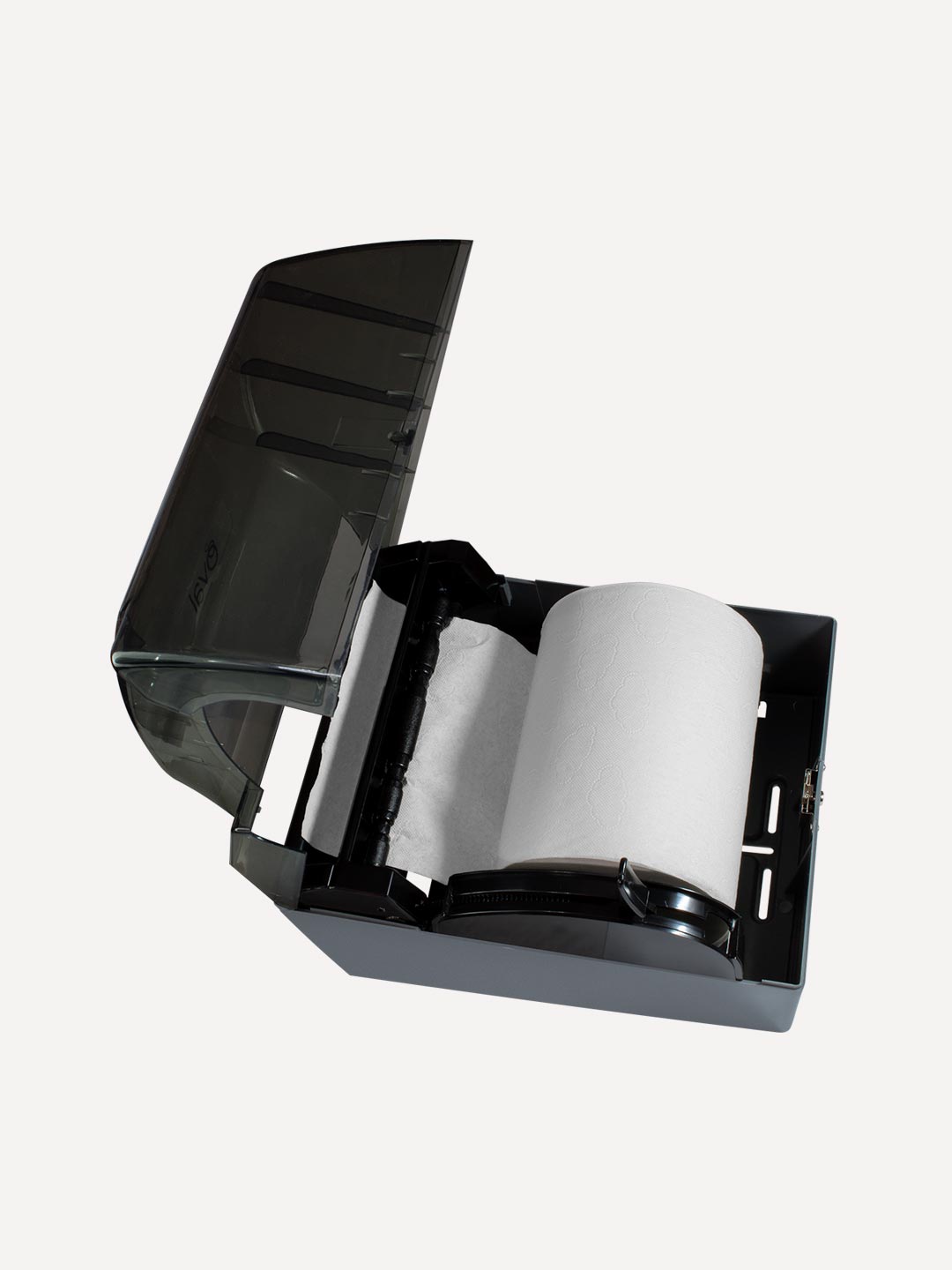 Despachador Toalla En Rollo Oval® Humo Con Gris