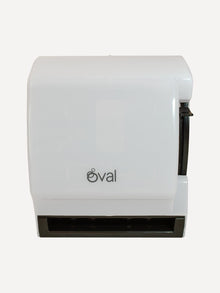 Despachador De Toalla En Rollo Oval Blanco