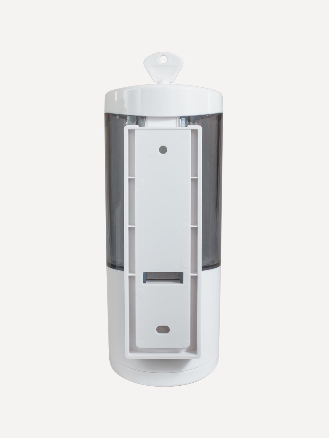 Jabonera Manual Dispensadora Oval® 500ml, Humo C/ Blanco