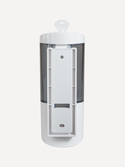 Jabonera Manual Dispensadora Oval® 500ml, Humo C/ Blanco