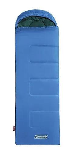 Sleeping Bag Individual Coleman® Cirrus, C/gorro, 12°c, Azul