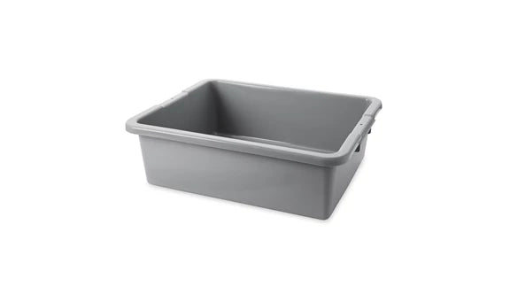 Caja utilitaria sin divisiones cap. 28.9 lts. Rubbermaid gris