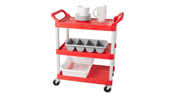 Organizador de cubiertos Rubbermaid 4 compartimientos, gris