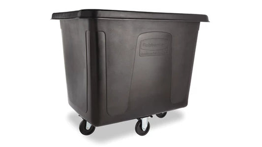 Carro cúbico 500 lts. Rubbermaid cap. 226 kg. negro