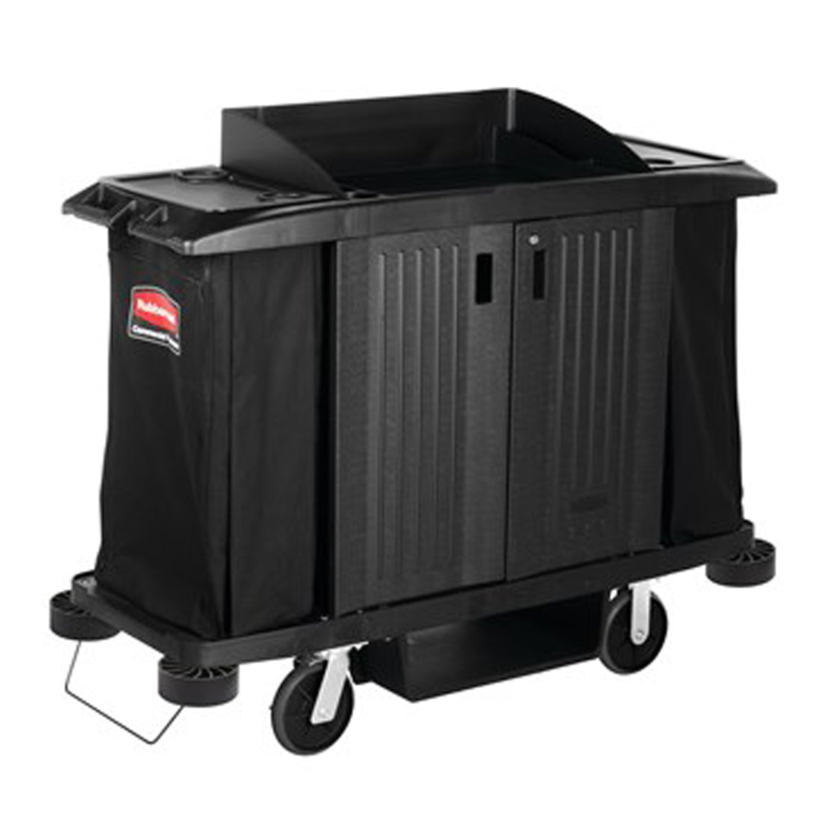 CARRO PARA AMA DE LLAVES EXECUTIVE CON PUERTAS TRADICIONAL NEGRO