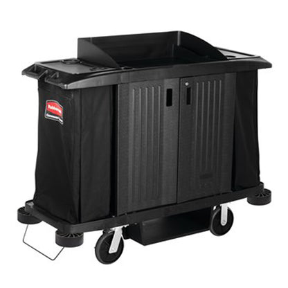 CARRO PARA AMA DE LLAVES EXECUTIVE CON PUERTAS TRADICIONAL NEGRO