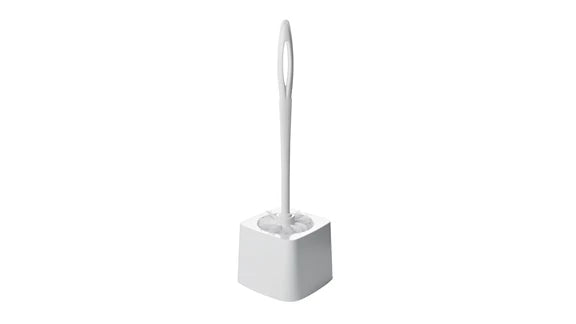 CEPILLO PARA SANITARIO, MANGO DE MADERA, CERDAS DE POLIPROPILENO, BLANCO, 15"