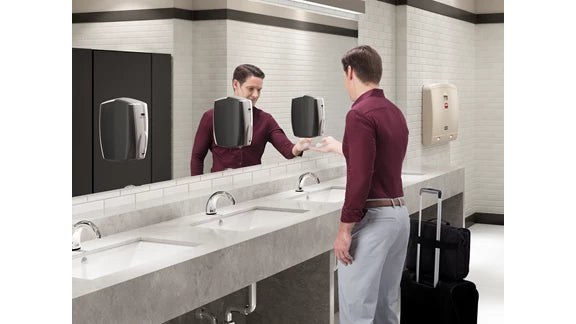 Dispensador de espuma auto Foam Rubbermaid negro