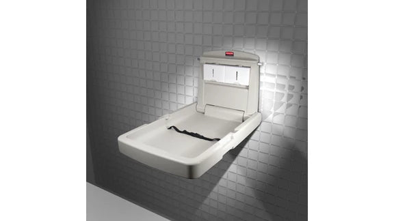 ESTACIÓN VERTICAL PARA CAMBIO DE PAÑALES, PLATA