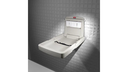 ESTACIÓN VERTICAL PARA CAMBIO DE PAÑALES, PLATA