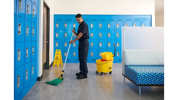 MANGO DE ALIUMINIO PARA MOP HÚMEDO GRIPPER® 60", GRIS