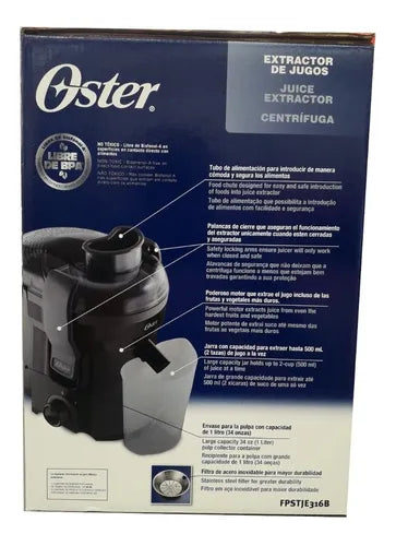 Extractor compacto de jugos Oster 500 ml