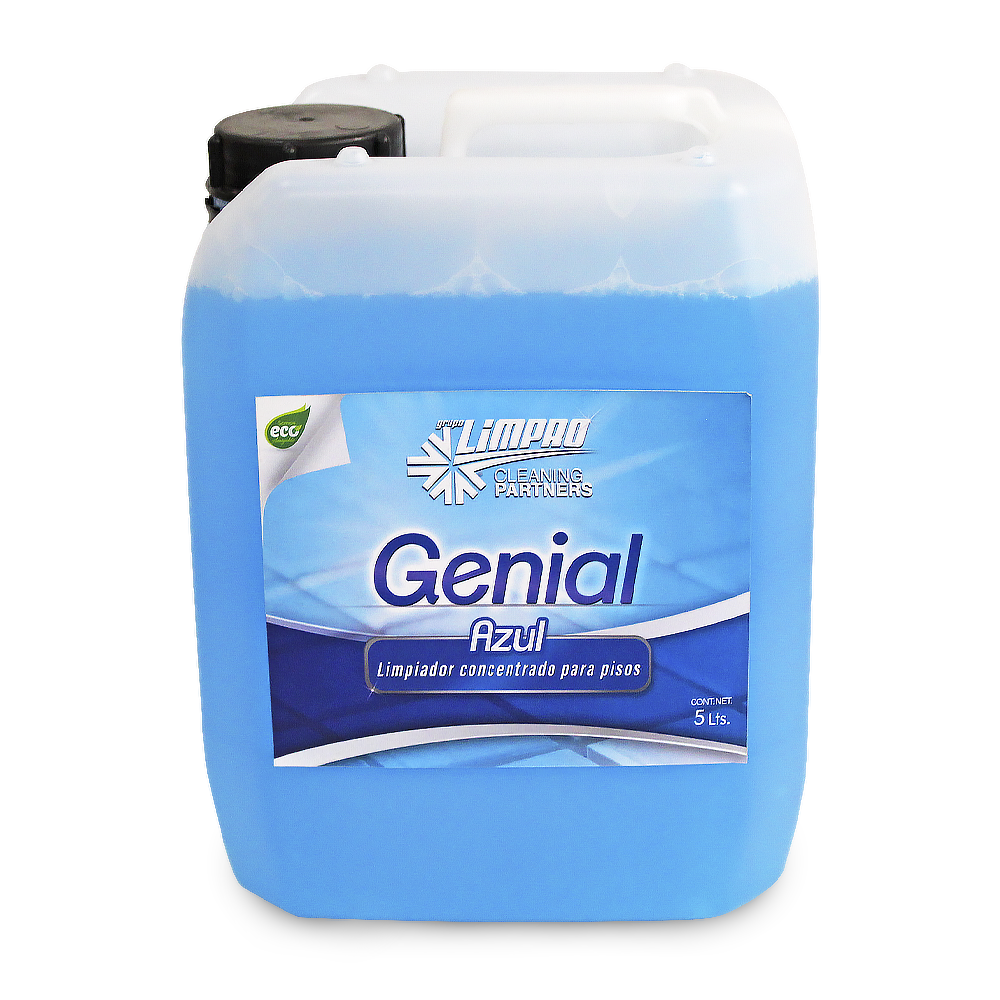 Genial Azul Limpiador de pisos Limpro de 5 Litros