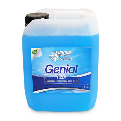 Genial Azul Limpiador de pisos Limpro de 5 Litros