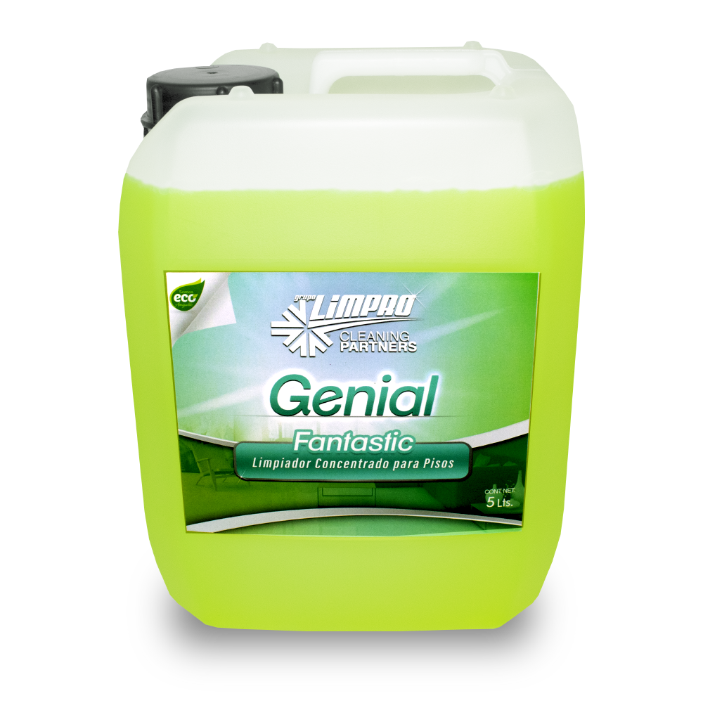 Genial Fantastic Lima Limon Limpro pisos de 5 Litros
