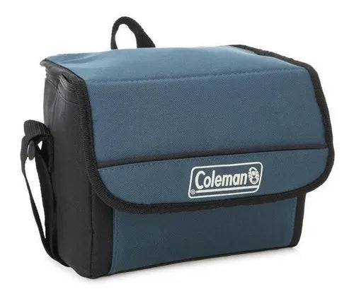 Hielera Térmica Plegable Coleman Con Cierre, 9 Latas, Azul
