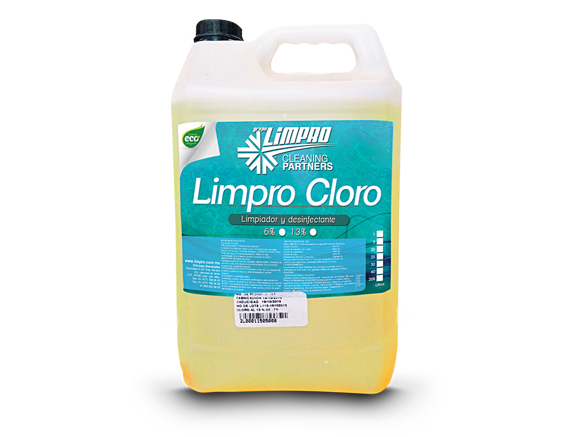 Limpro Cloro 6% de 5 Litros
