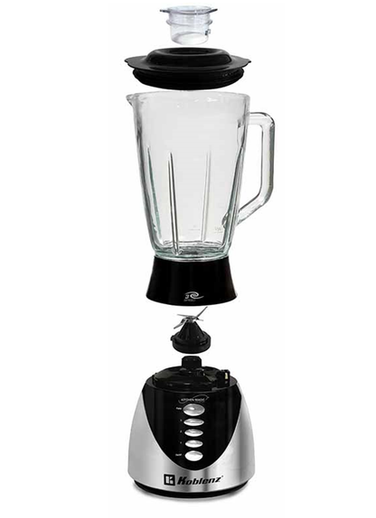 Licuadora Súper Chef Koblenz®, 3 Vel. + 2 Pulsos, Vaso 1.5 L