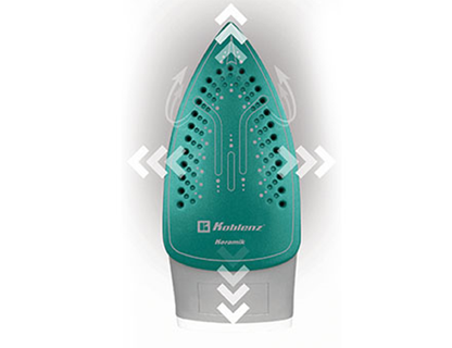 Plancha Secure Keramik Koblenz®, 1200 Watts, Tanque 220 Ml