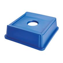 TAPA UNIVERSAL RECICLAJE DE BOTELLAS Y LATAS RCP® AZUL, 35 GAL